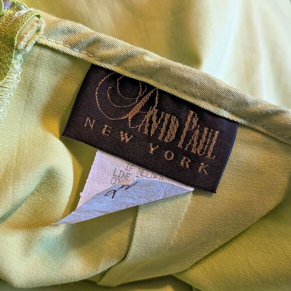 NWT Vintage 1990s David Paul Mini Skort Green Skirt Tennis Golf Size 6 - Picture 8 of 9